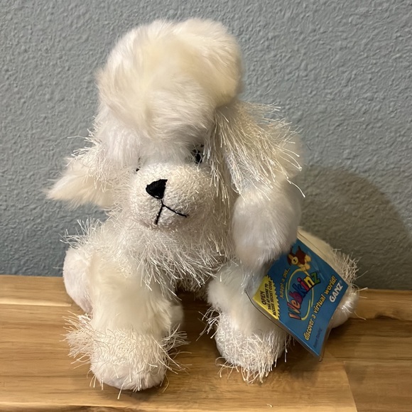 Rare White Webkinz Poodle WITH CODE - Picture 4 of 4